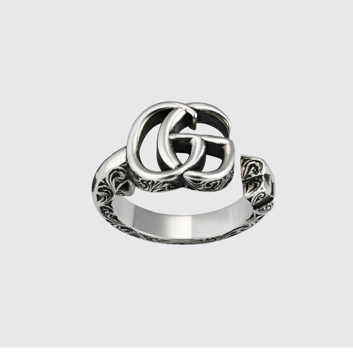 Double Gucci Marmont Key Open Ring