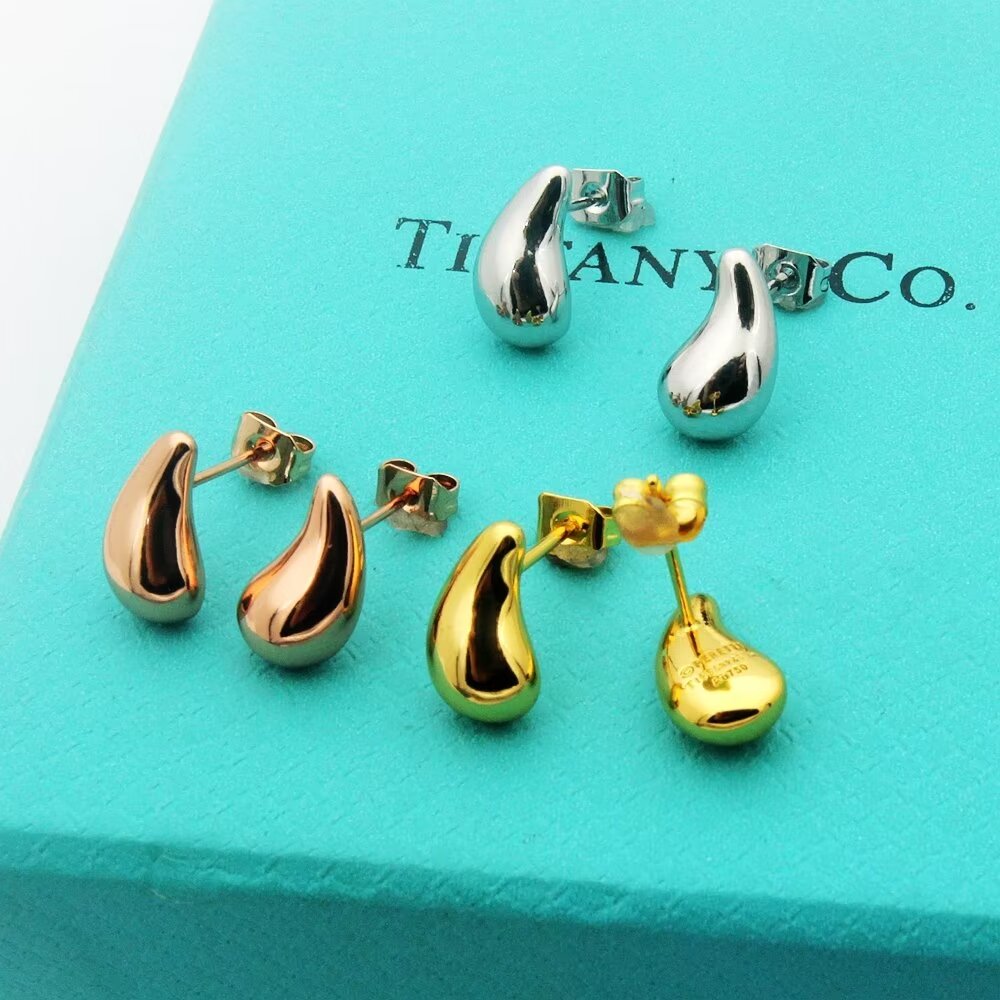 18K Tiffany Horn Earrings